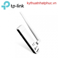 Bộ chuyển đổi USB Wi-Fi Độ lợi cao Tốc độ 150Mbps TP-LINK TL-WN722N